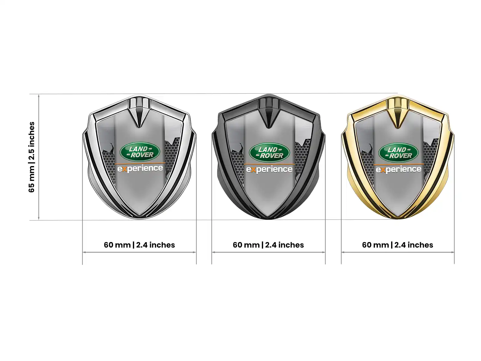 Land Rover Insigne Auto-Adhésif Style Restreint Bord Chic